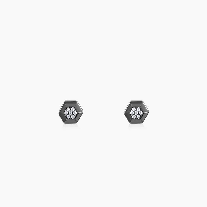 Black Rhodium Adam Stud For Him