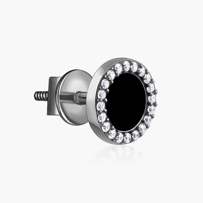 Black Rhodium Blake Stud For Him
