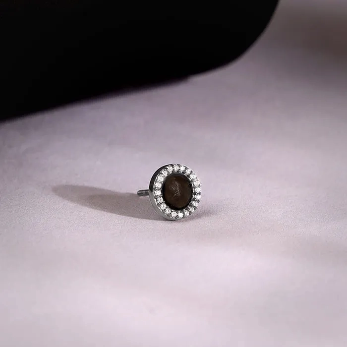 Black Rhodium Blake Stud For Him