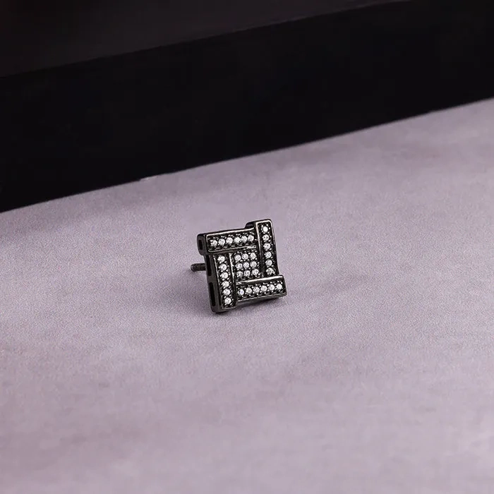 Black Rhodium Shizu Stud For Him