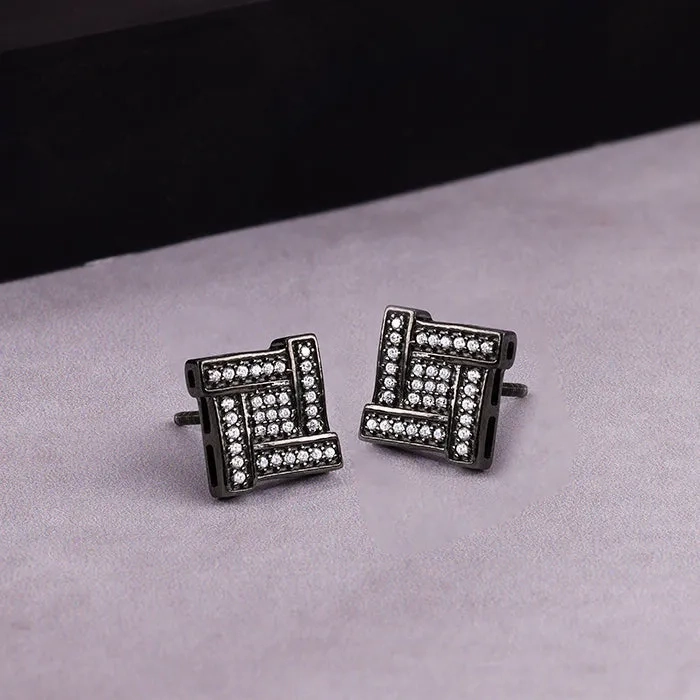 Black Rhodium Shizu Stud For Him
