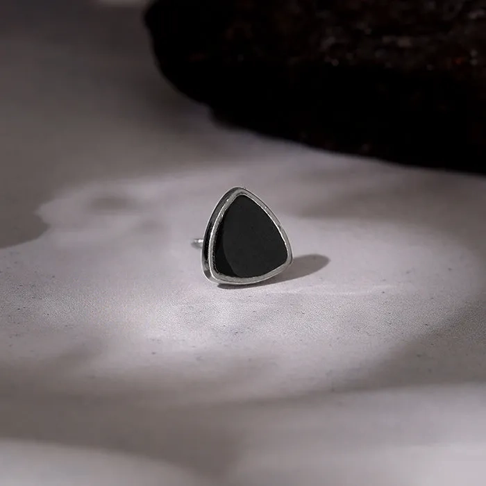 Black Rhodium Titan Spirit Earring For Men