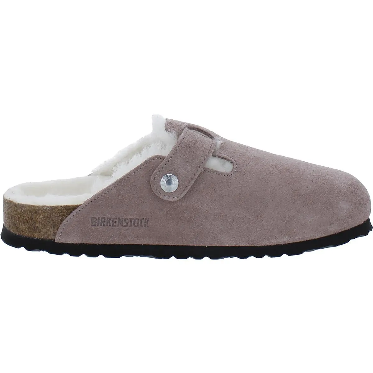 Boston VL/Fell Womens Suede Shearling Mule Sandals