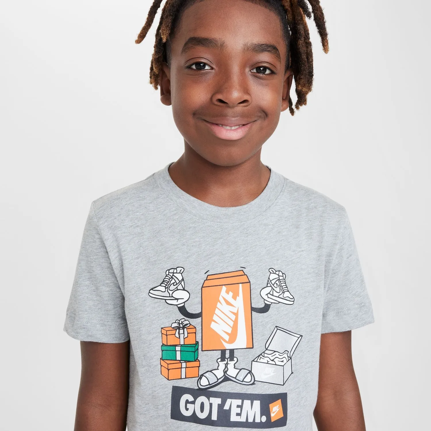 Boxy Got Em Tee - Youth Clothing_Nike