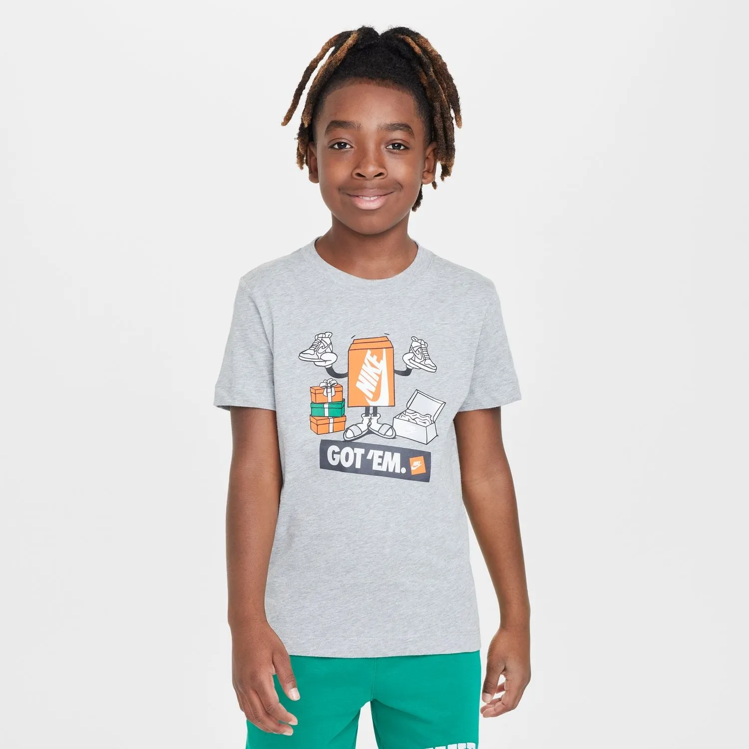 Boxy Got Em Tee - Youth Clothing_Nike