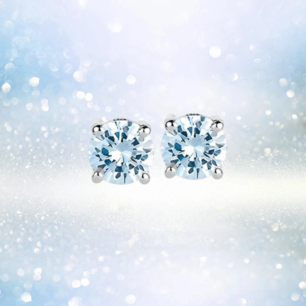 Brilliant Birthstones Earrings March
