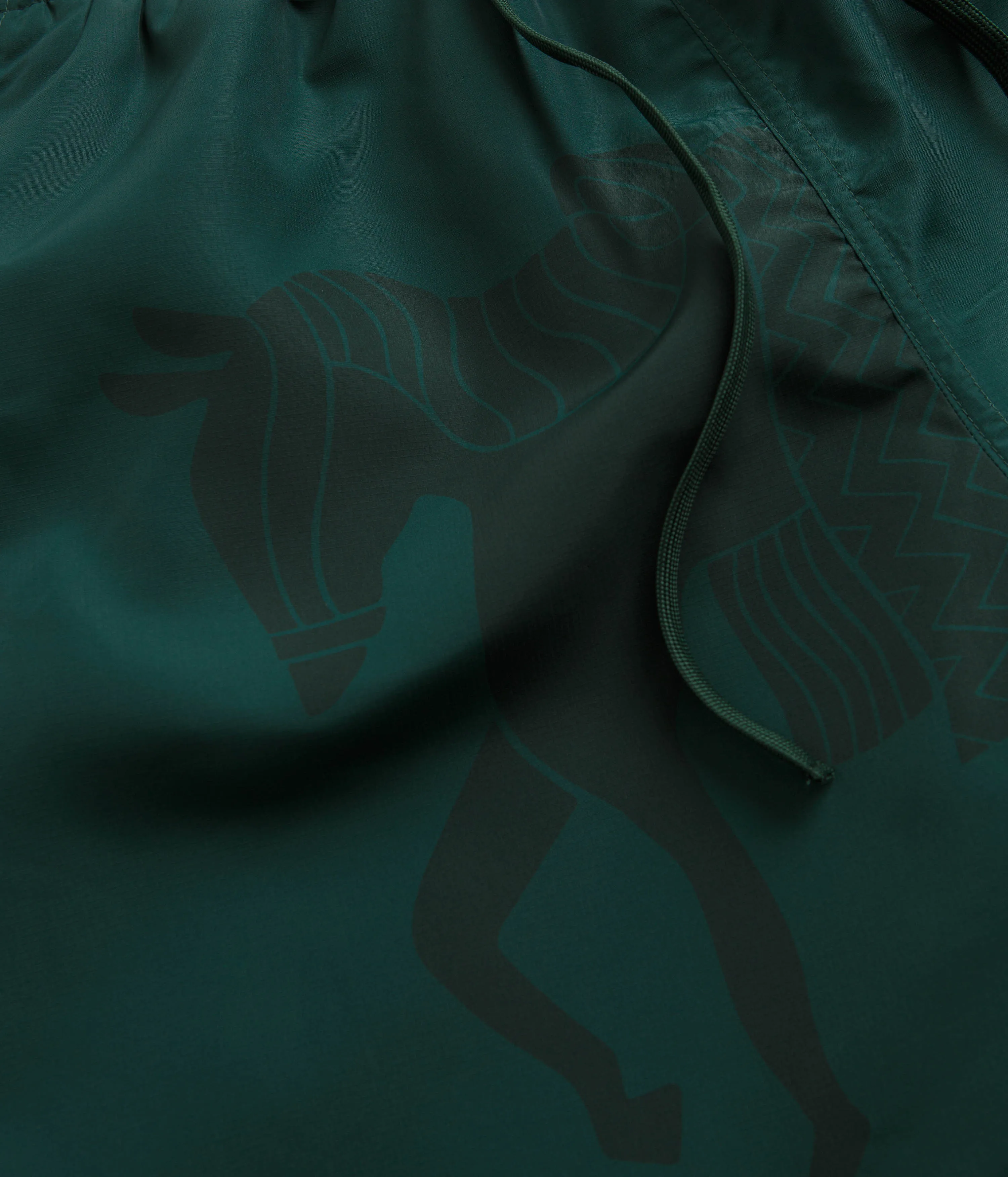 by Parra Short Horse Shorts - Pine Green Parra Clothing