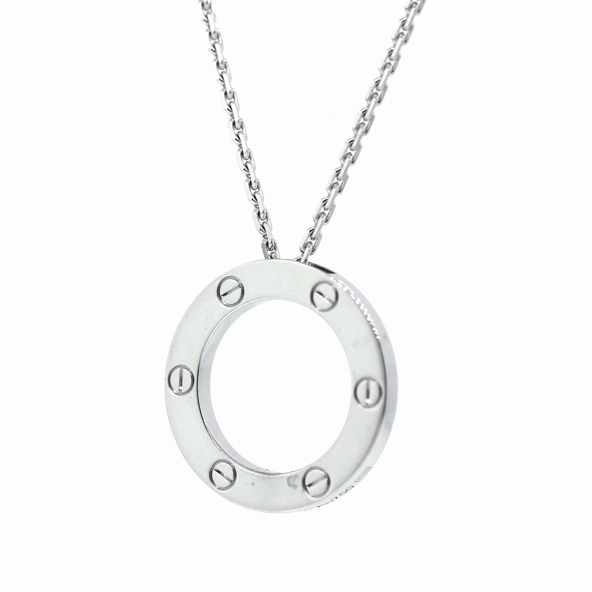 Cartier Love Necklace - 18k White Gold