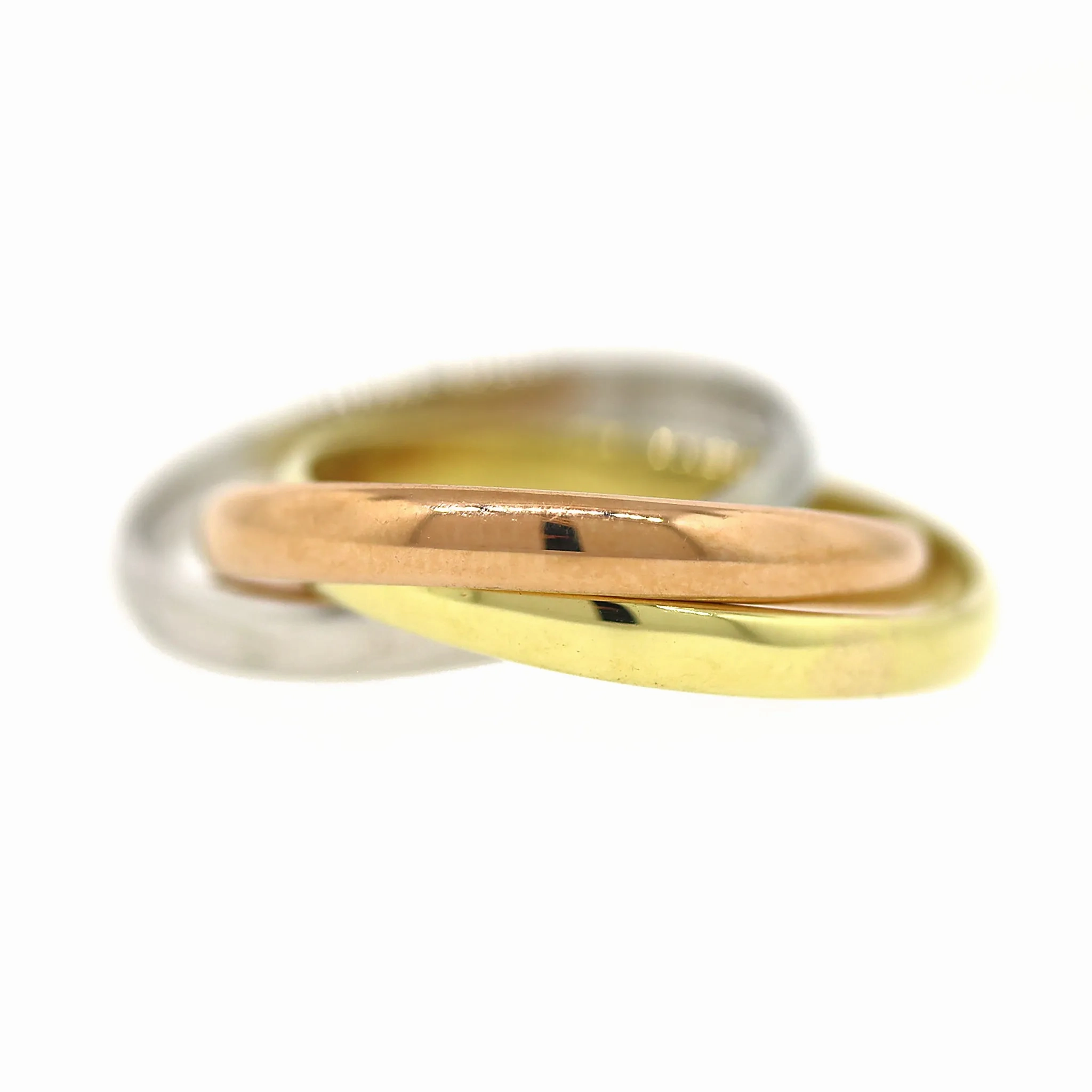 Cartier Trinity Rose, White &amp; Gold 18k Rings