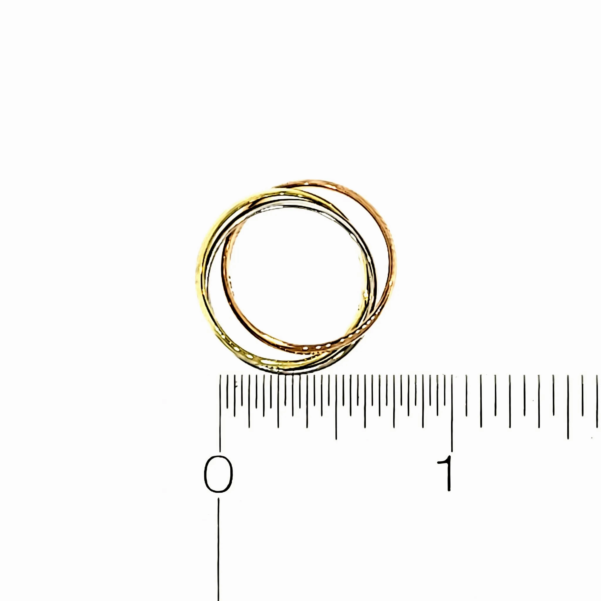 Cartier Trinity Rose, White &amp; Gold 18k Rings