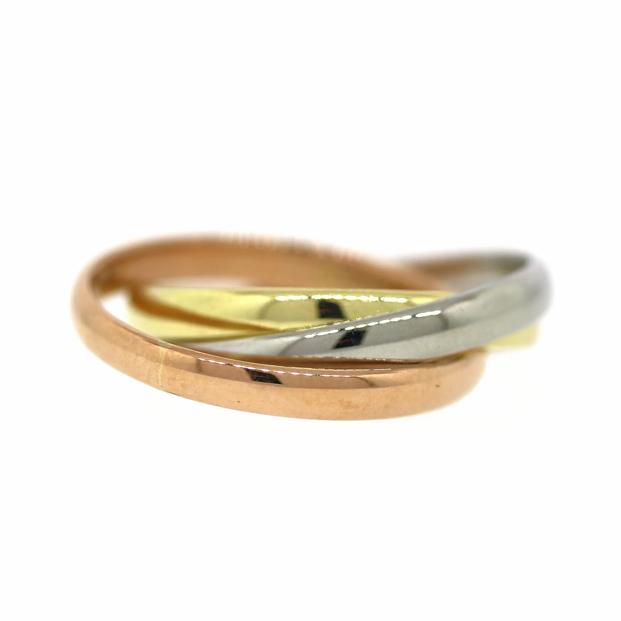 Cartier Trinity Rose, White &amp; Gold 18k Rings