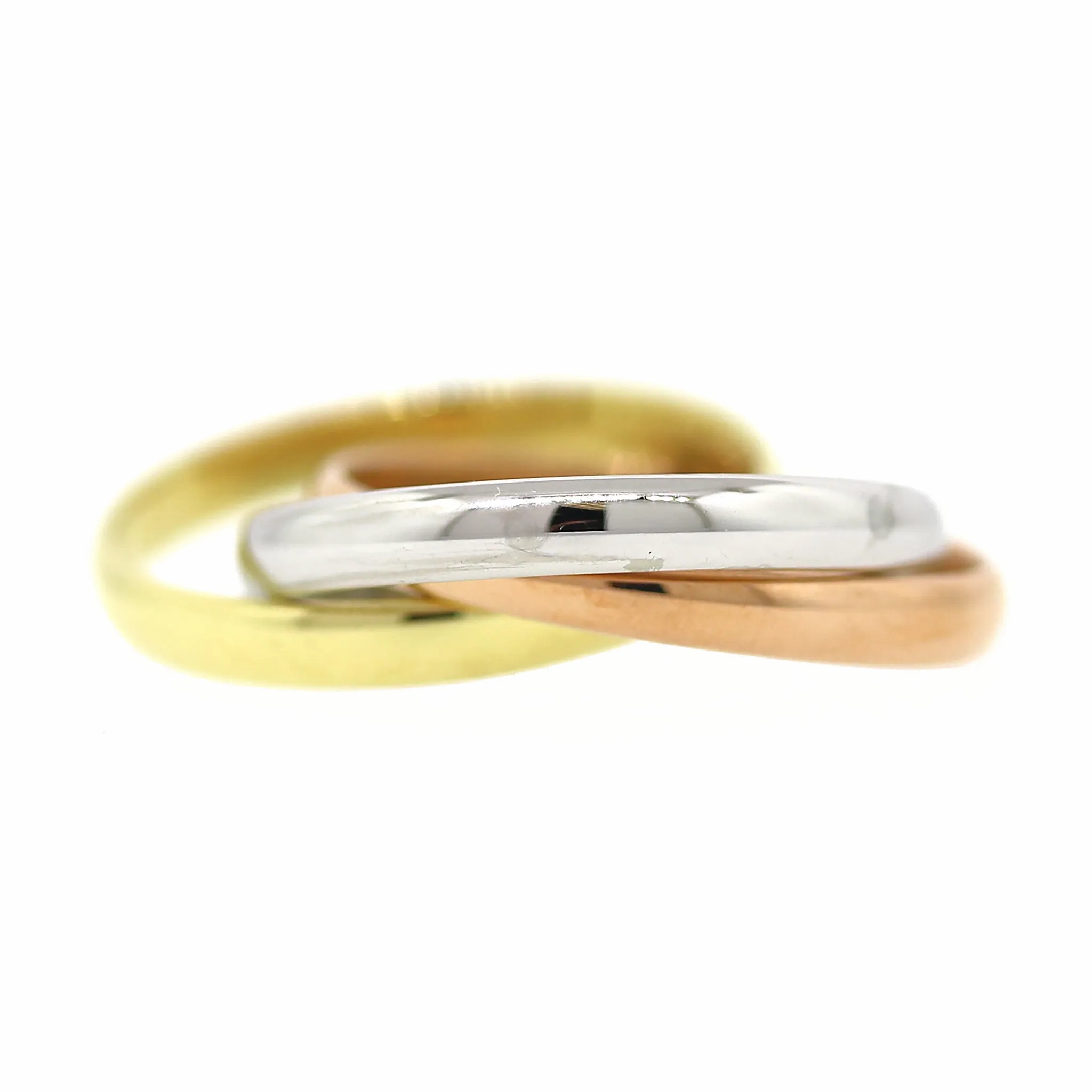 Cartier Trinity Rose, White &amp; Gold 18k Rings