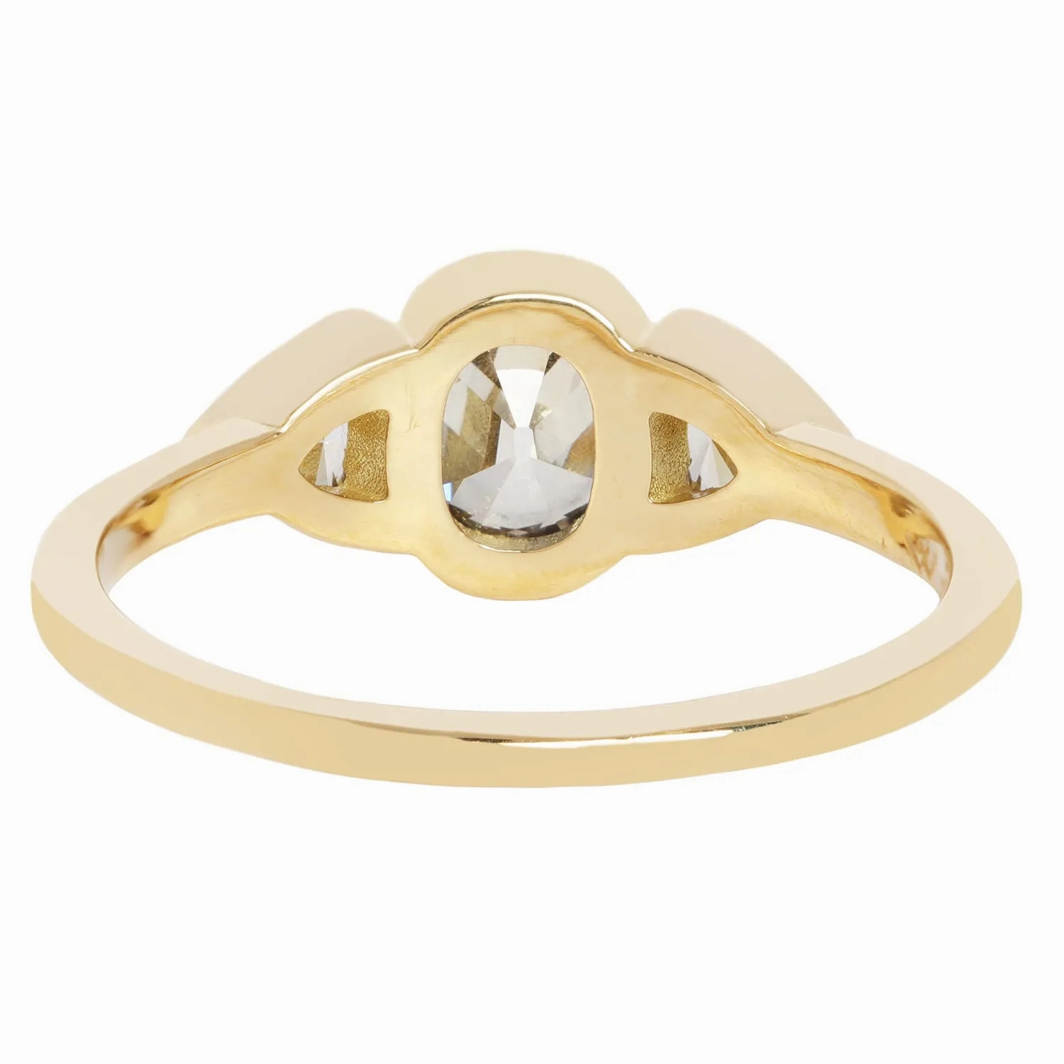 Champagne Sparkle Trio Ring