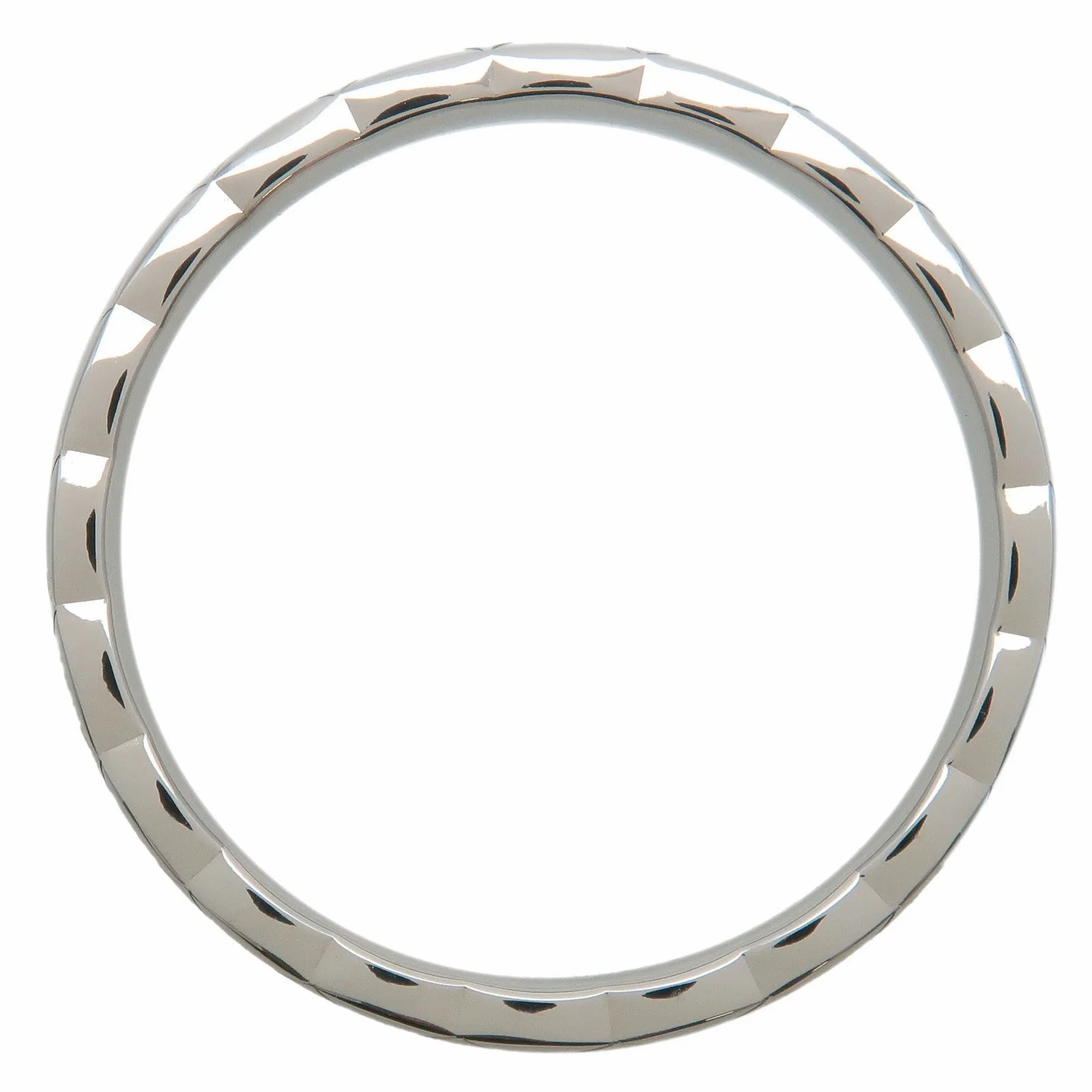 CHANEL COCO Crush Ring Mini K18WG 750WG #58 US8-8.5 J1179358 Used