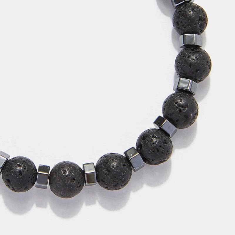 Chrysostomos Kids Bracelet Handmade Natural Mineral Lava Stones