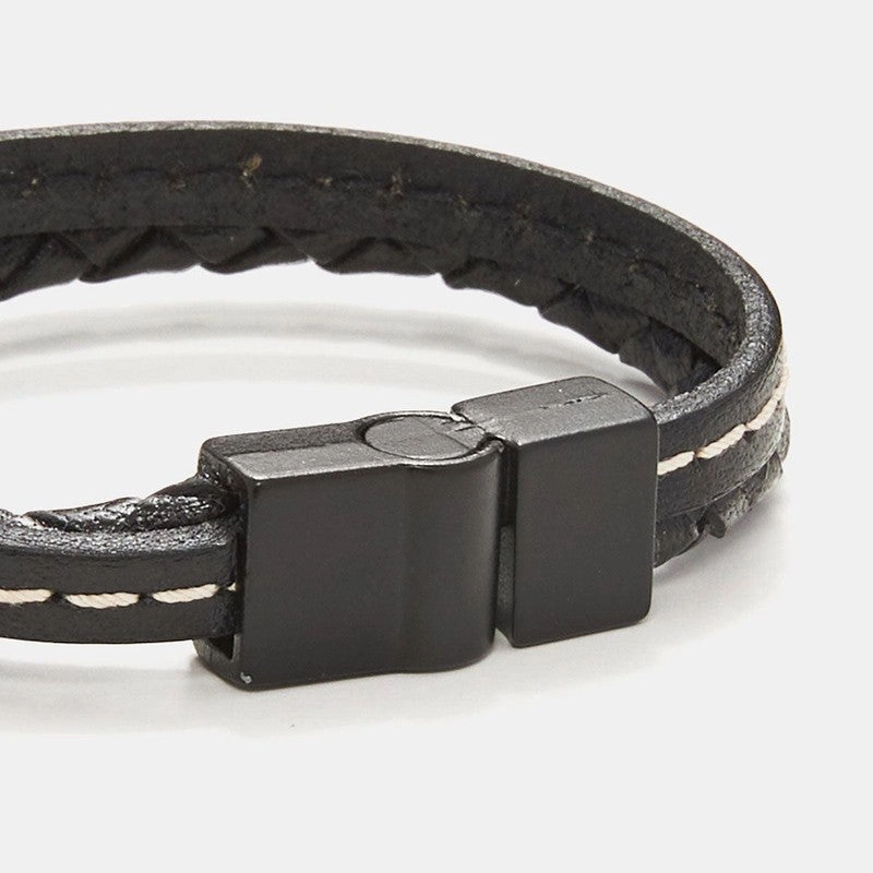 Chrysostomos Kids Handmade Bracelet with Black Braid Strap