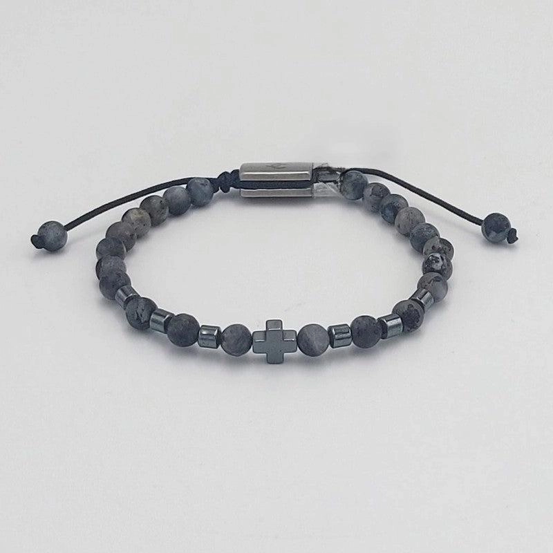 Chrysostomos Kids Handmade Natural Mineral Stones of Grey Agate