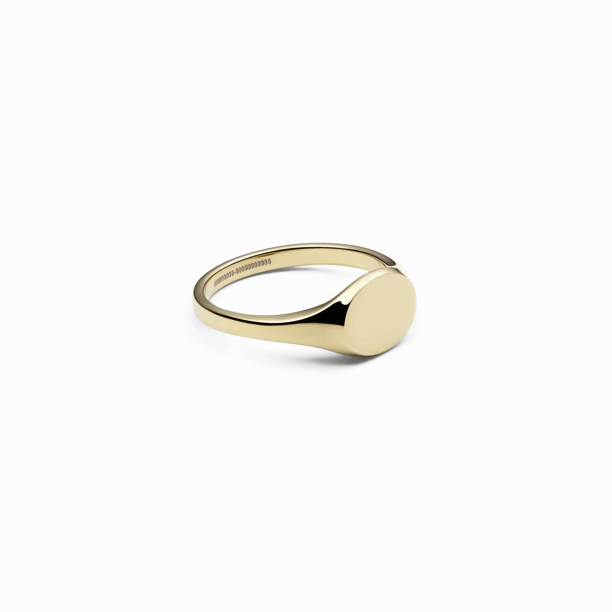Classic Mini Signet Ring Gold