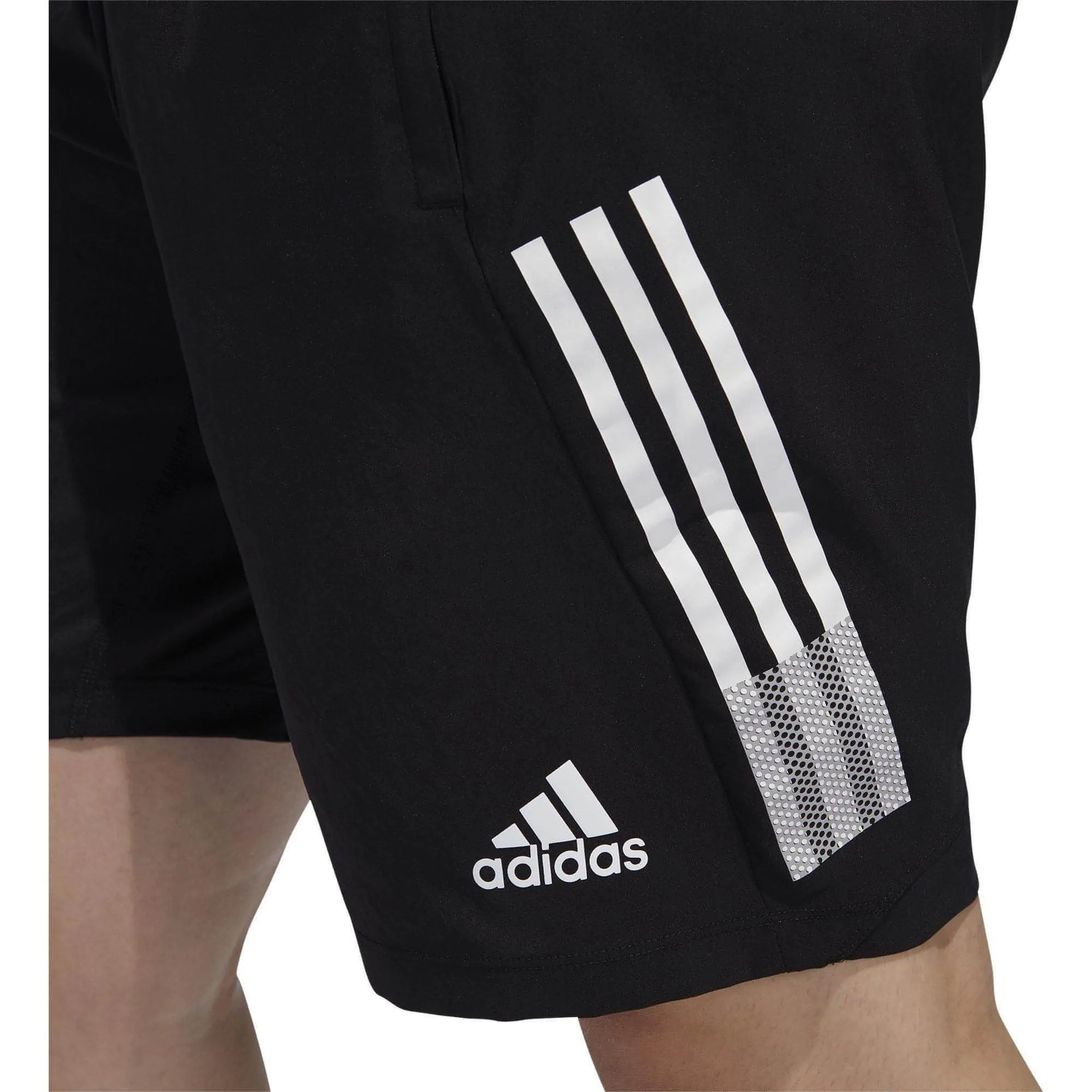 Clothing Adidas  Men adidas 4KRFT 3 Stripe 9 Inch Mens Training Shorts - Black