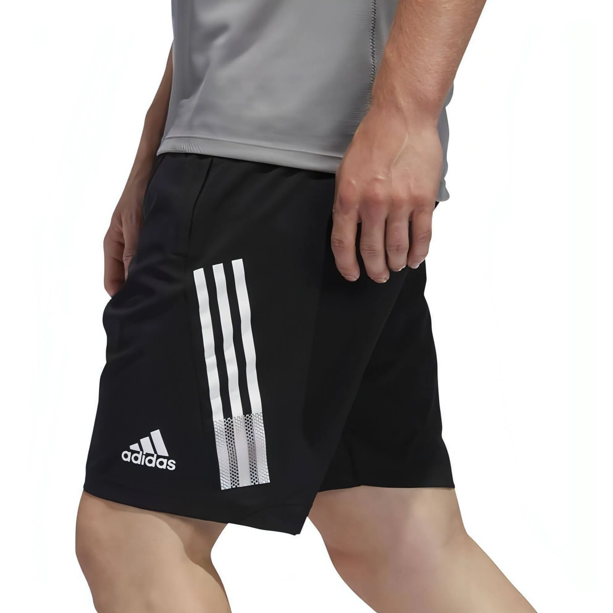 Clothing Adidas  Men adidas 4KRFT 3 Stripe 9 Inch Mens Training Shorts - Black