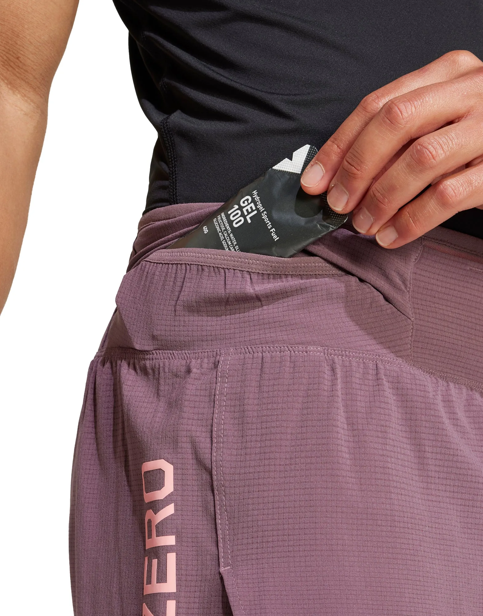 Clothing Adidas  Men adidas Adizero Gel Mens Running Shorts - Purple