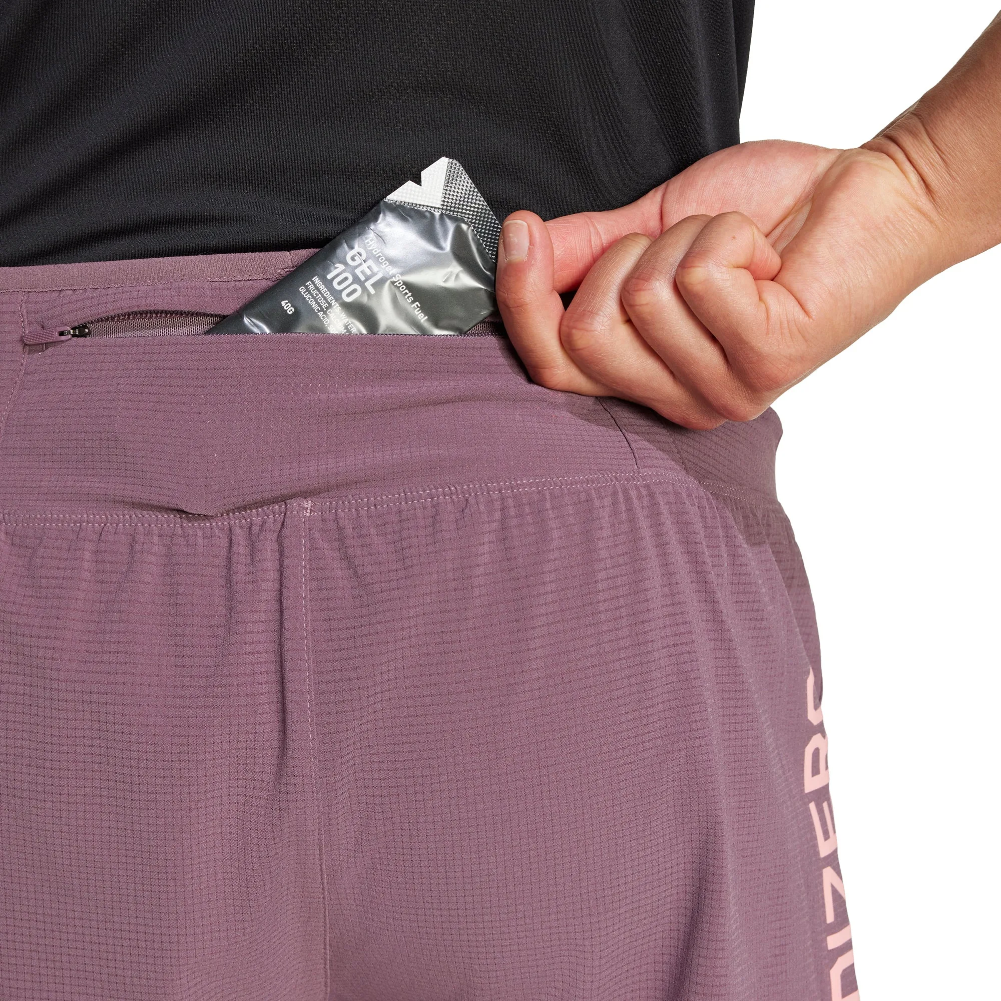 Clothing Adidas  Men adidas Adizero Gel Mens Running Shorts - Purple