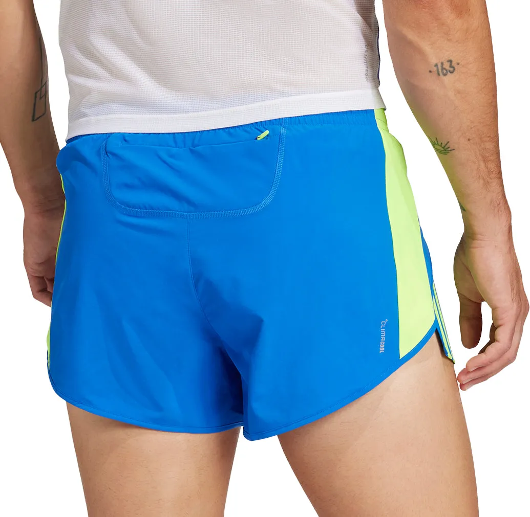 Clothing Adidas  Men adidas Adizero Retro 3 Inch Mens Running Shorts - Blue