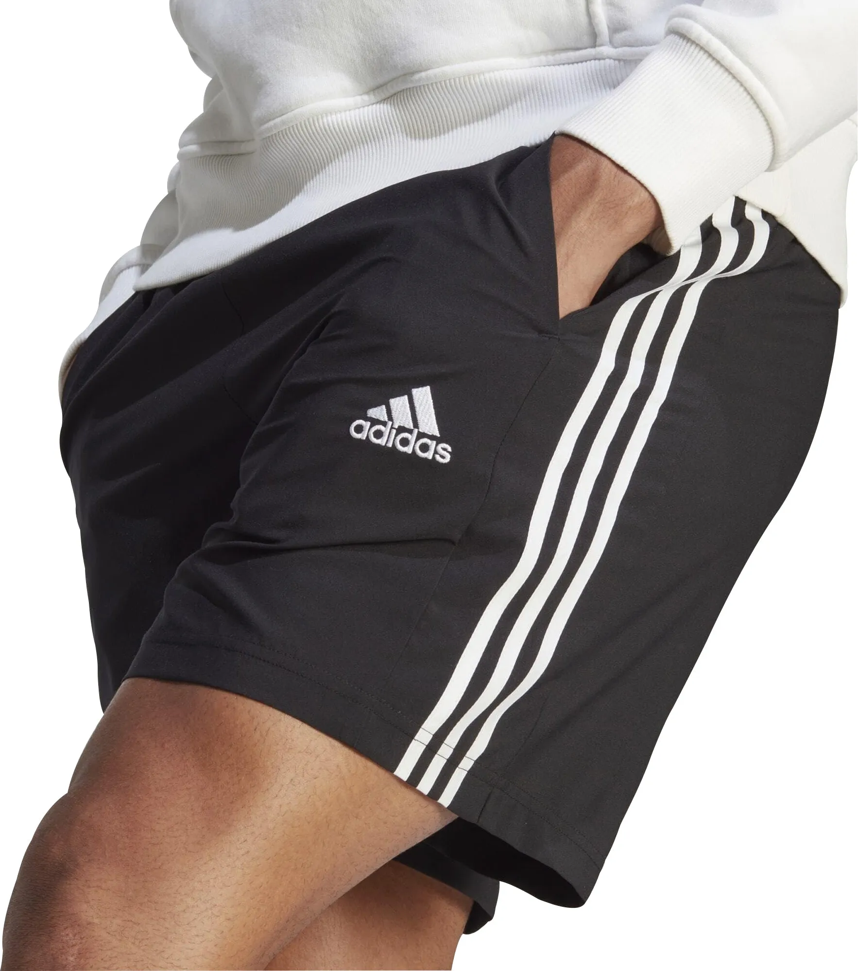 Clothing Adidas  Men adidas AeroReady Essentials Chelsea 3 Stipes Mens Training Shorts - Black