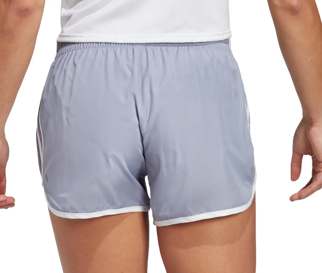 Clothing Adidas  Women adidas 3 Inch Marathon 20 Womens Running Shorts - Grey