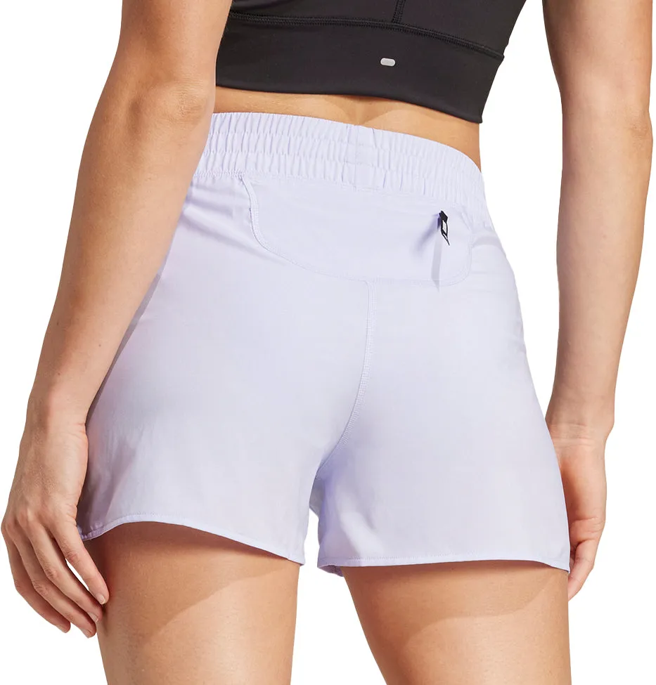 Clothing Adidas  Women adidas Own The Run 3 Inch Womens Running Shorts - Purple
