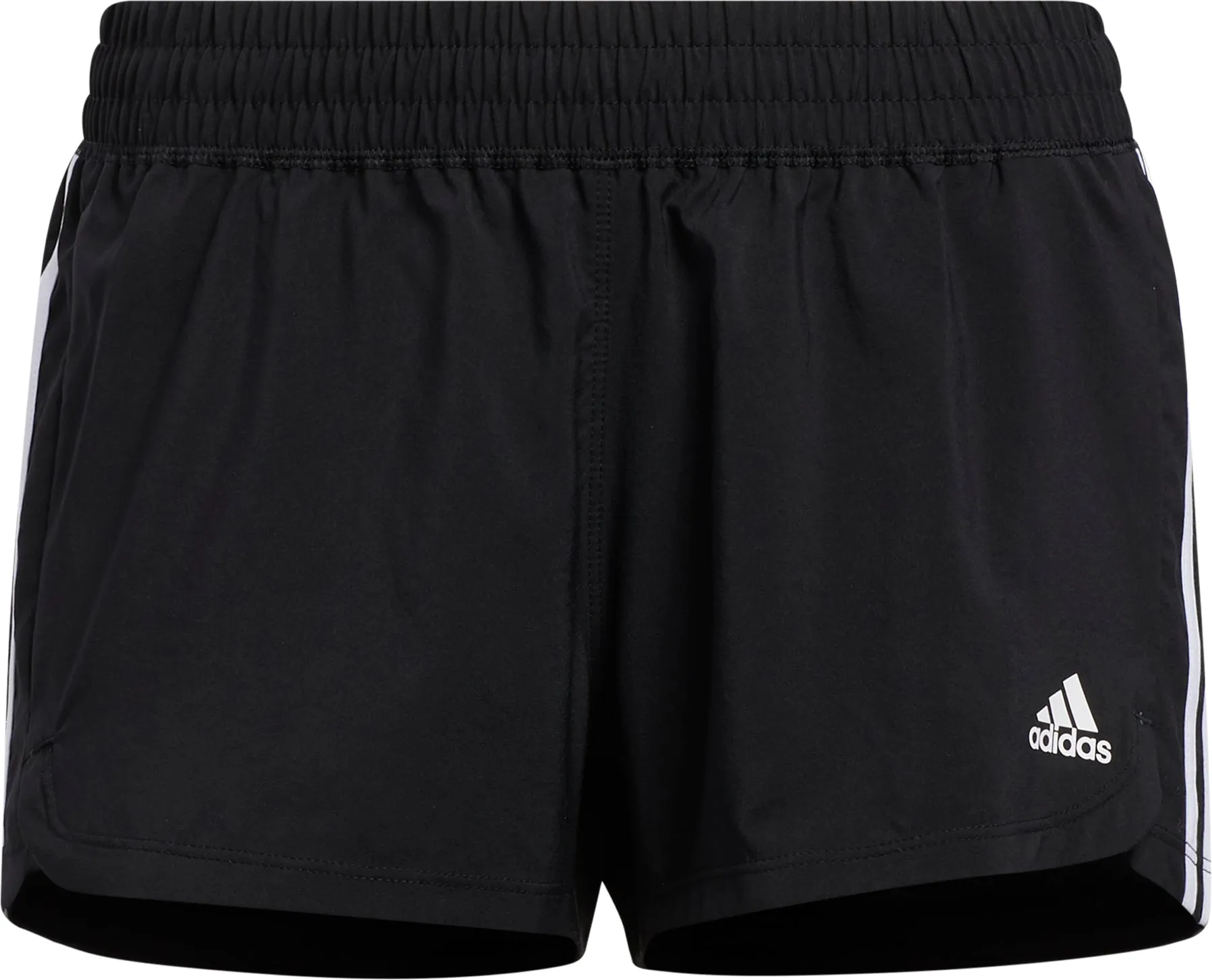 Clothing Adidas  Women adidas Pacer 3 Stripes Woven Womens Training Shorts - Black