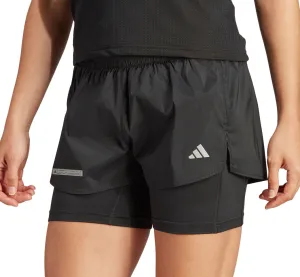 Clothing Adidas  Women adidas Ultimate 2 In 1 Womens Running Shorts - Black