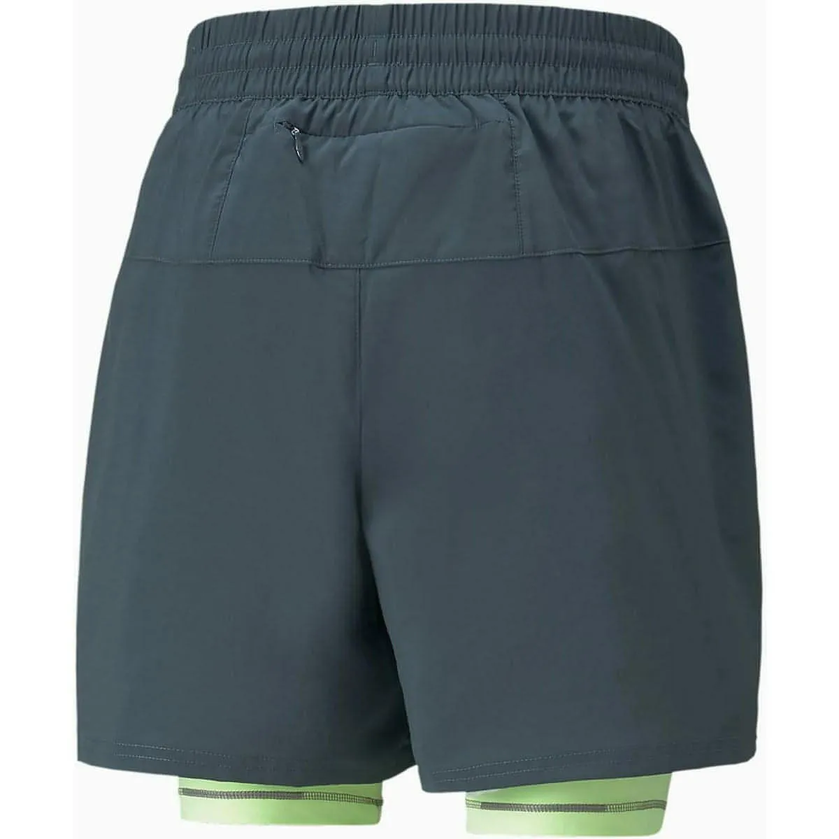 Clothing Puma  Men Puma 5 Inch Graphic 2 In 1 Mens Running Shorts - Grey