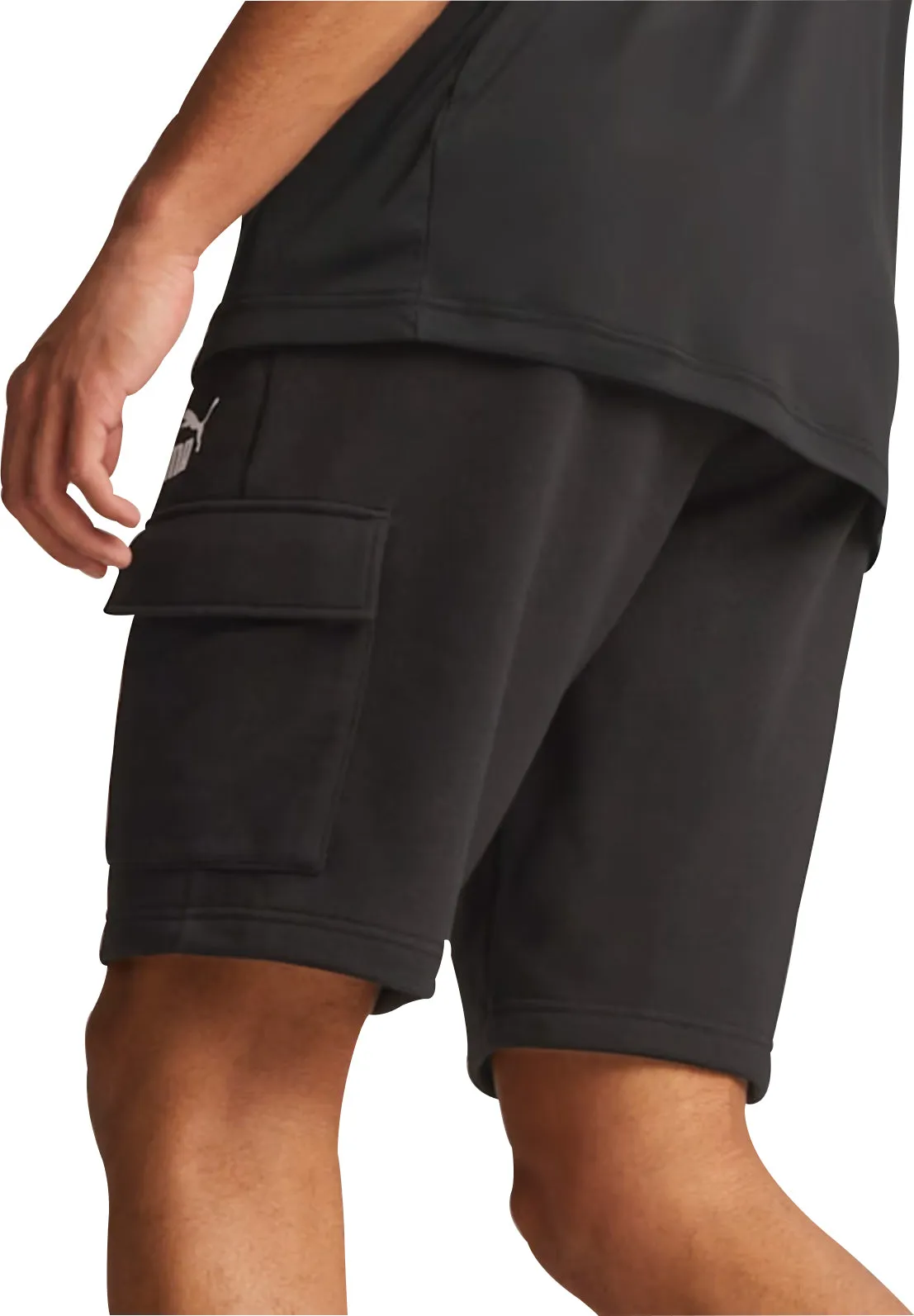 Clothing Puma  Men Puma Essentials Cargo Mens Shorts - Black
