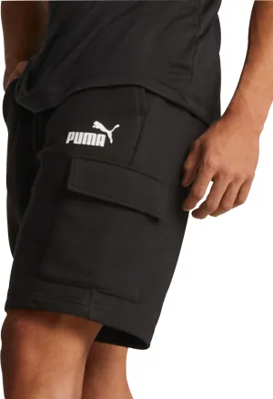 Clothing Puma  Men Puma Essentials Cargo Mens Shorts - Black