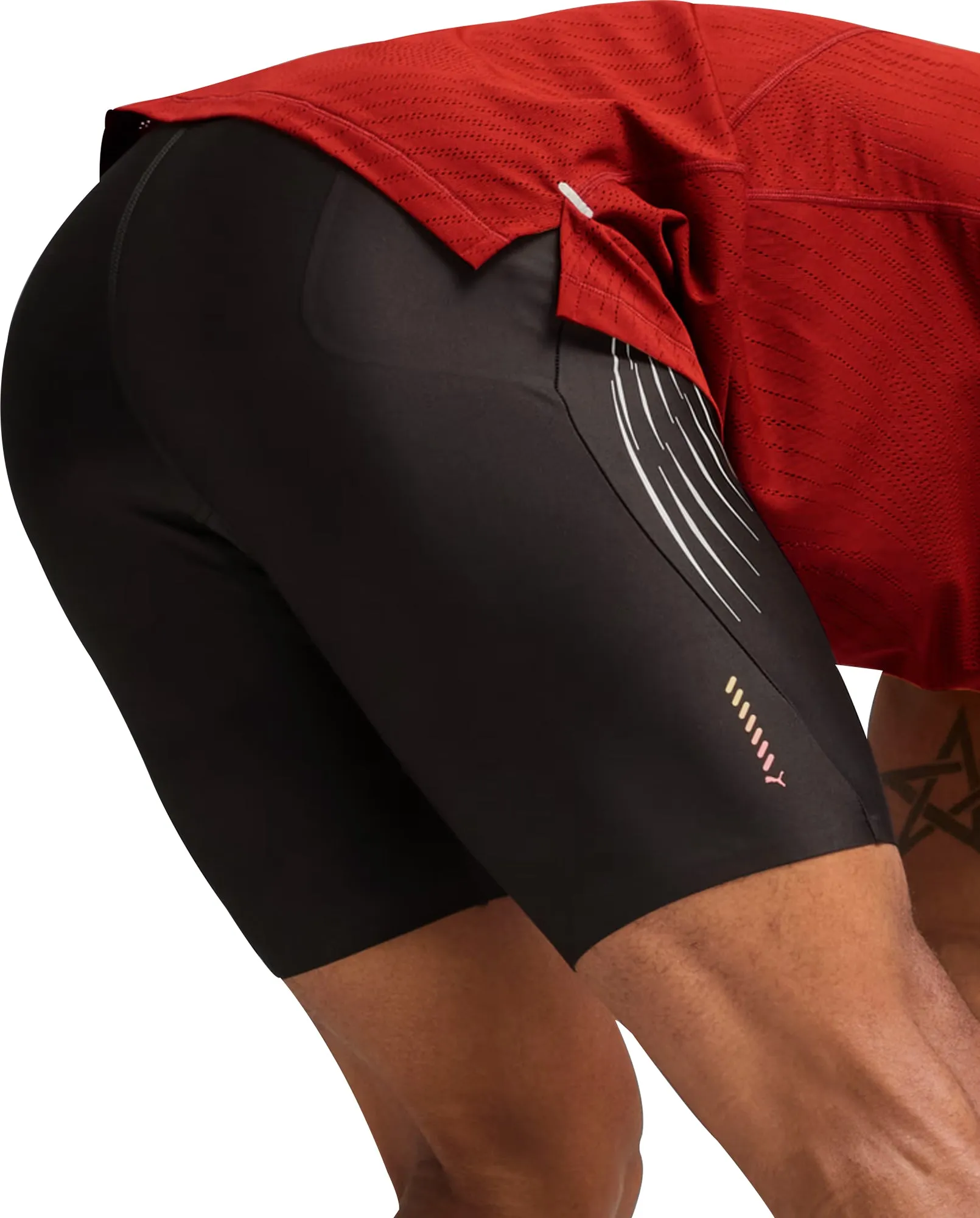 Clothing Puma  Men Puma Run Elite Mens Short Running Tights - Black