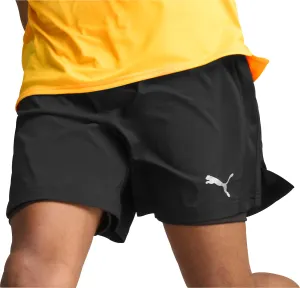 Clothing Puma  Men Puma Run Favourite Velocity 2 In 1 Mens Running Shorts - Black