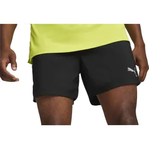 Clothing Puma  Men Puma Run Favourite Velocity 5 Inch Mens Running Shorts - Black