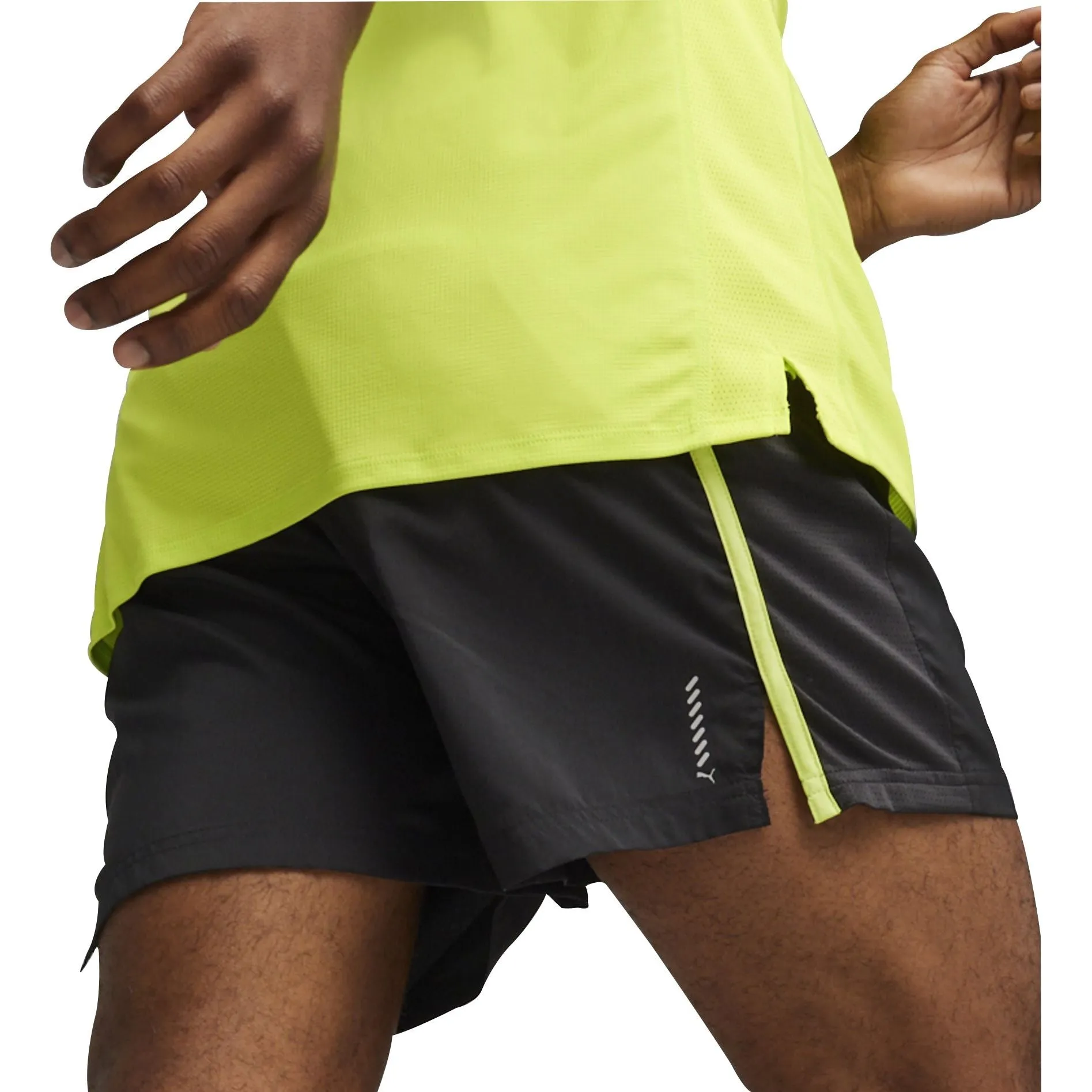 Clothing Puma  Men Puma Run Favourite Velocity 5 Inch Mens Running Shorts - Black