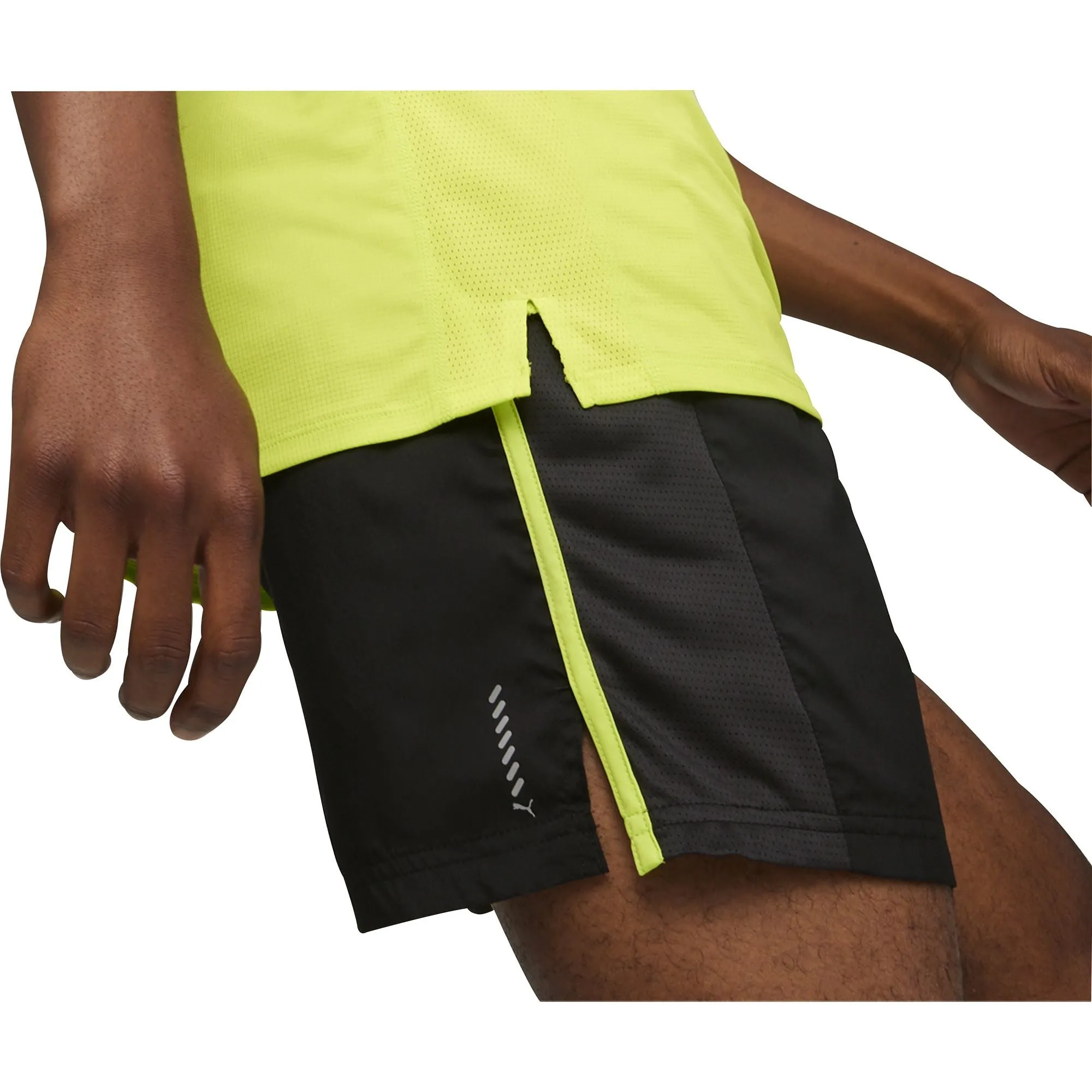 Clothing Puma  Men Puma Run Favourite Velocity 5 Inch Mens Running Shorts - Black