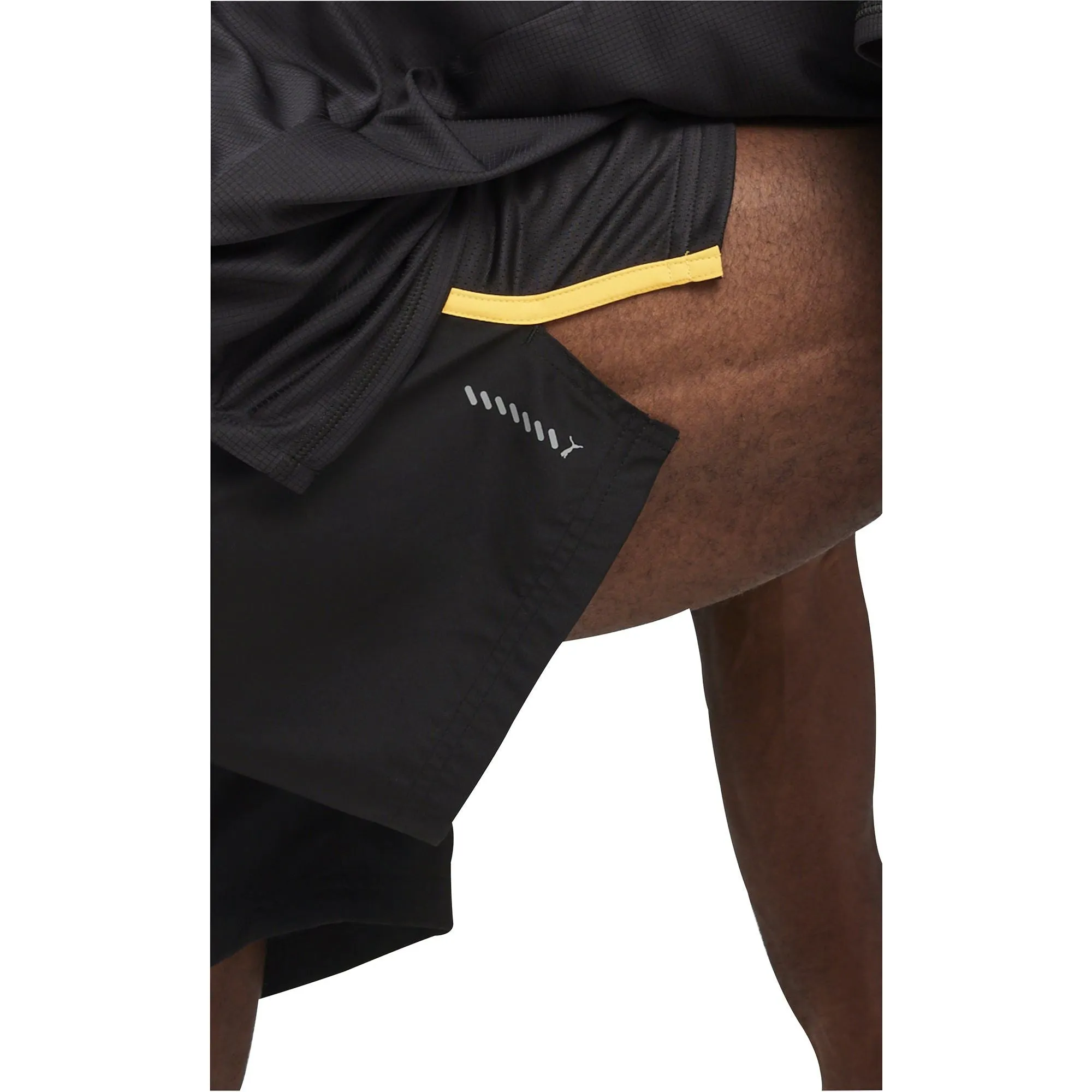 Clothing Puma  Men Puma Run Favourite Velocity 5 Inch Mens Running Shorts - Black
