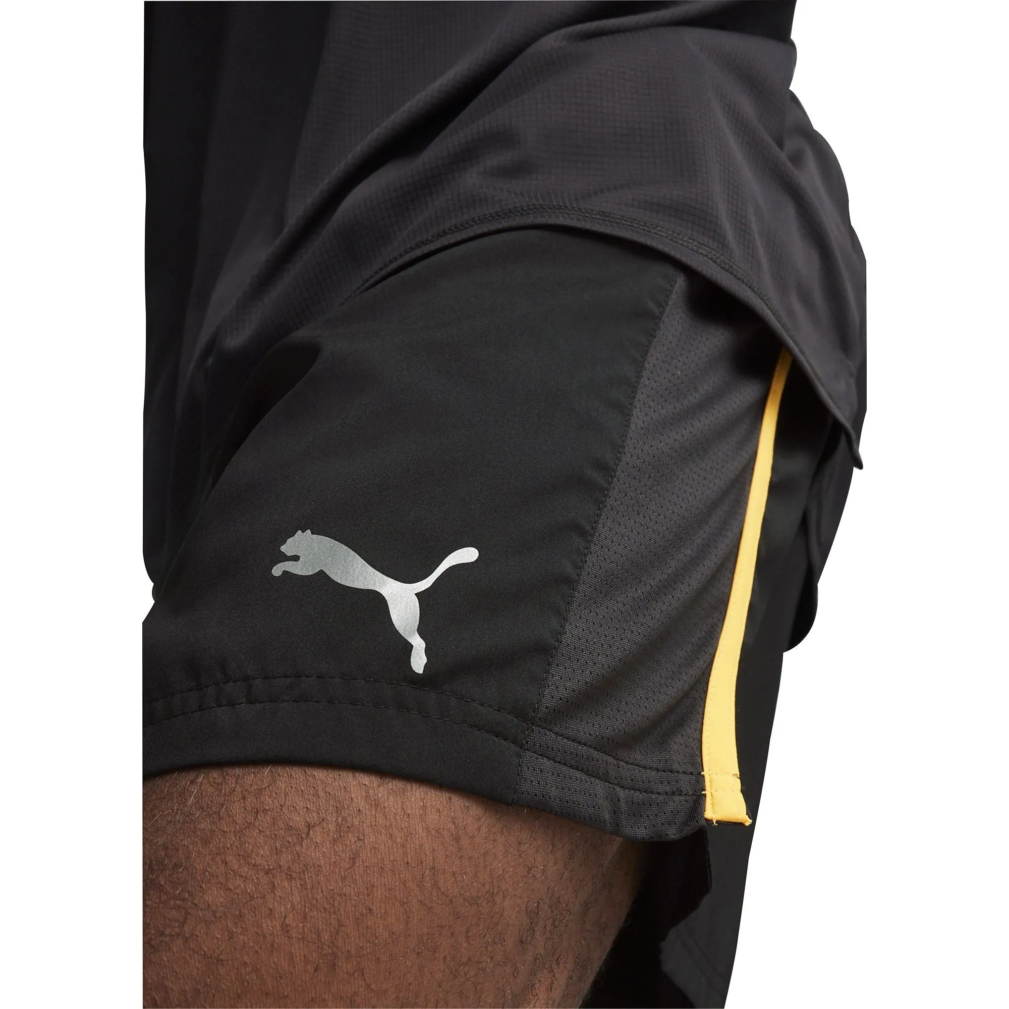 Clothing Puma  Men Puma Run Favourite Velocity 5 Inch Mens Running Shorts - Black