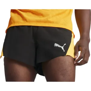 Clothing Puma  Men Puma Run Ultraweave Velocity 3 Inch Mens Running Shorts - Black