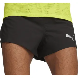 Clothing Puma  Men Puma Run Ultraweave Velocity 3 Inch Mens Running Shorts - Black