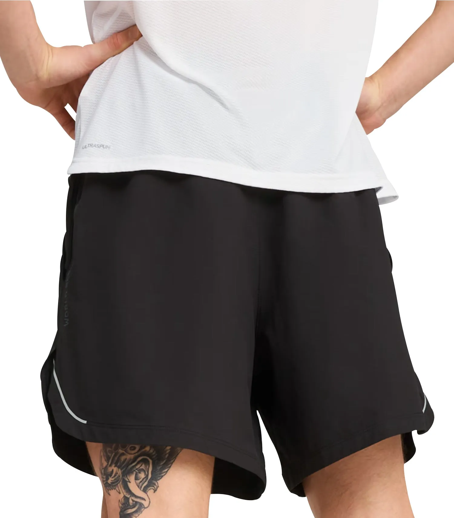 Clothing Puma  Men Puma X HYROX Ultraweave 6 Inch Mens Training Shorts - Black