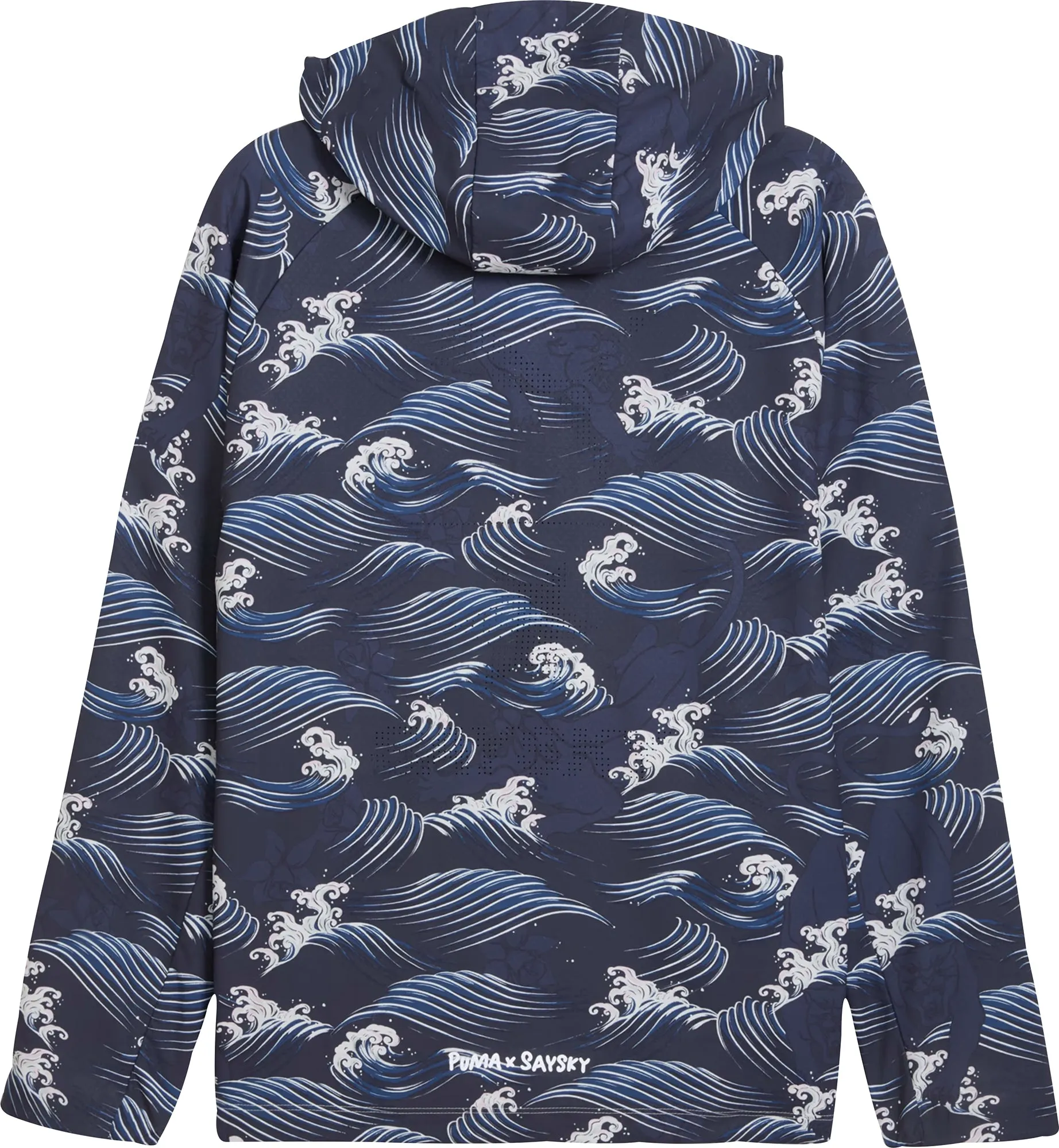 Clothing Puma  Men Puma X SAYSKY Graphic Mens Running Jacket - Blue