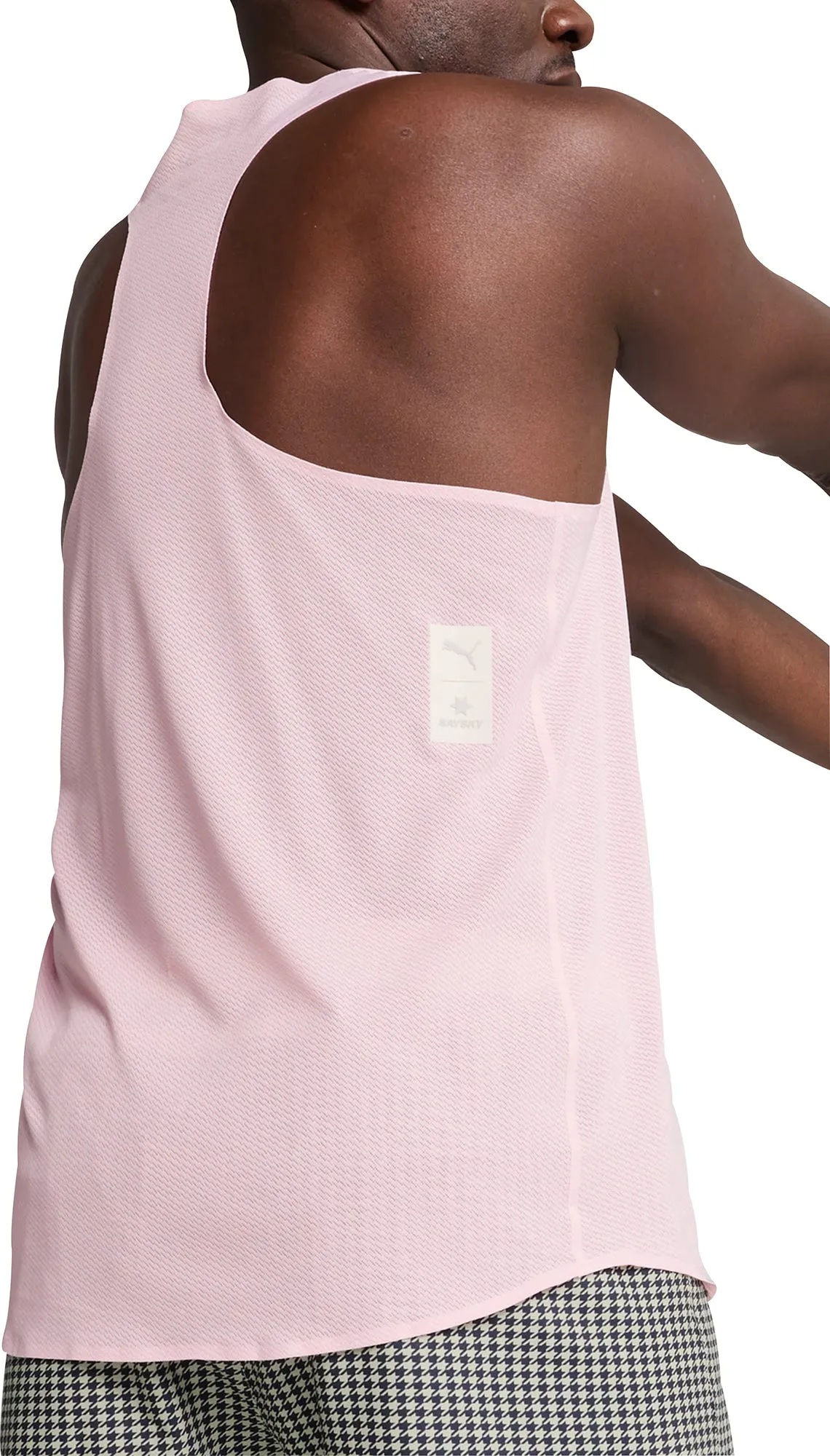 Clothing Puma  Men Puma X SAYSKY Mens Running Vest - Pink