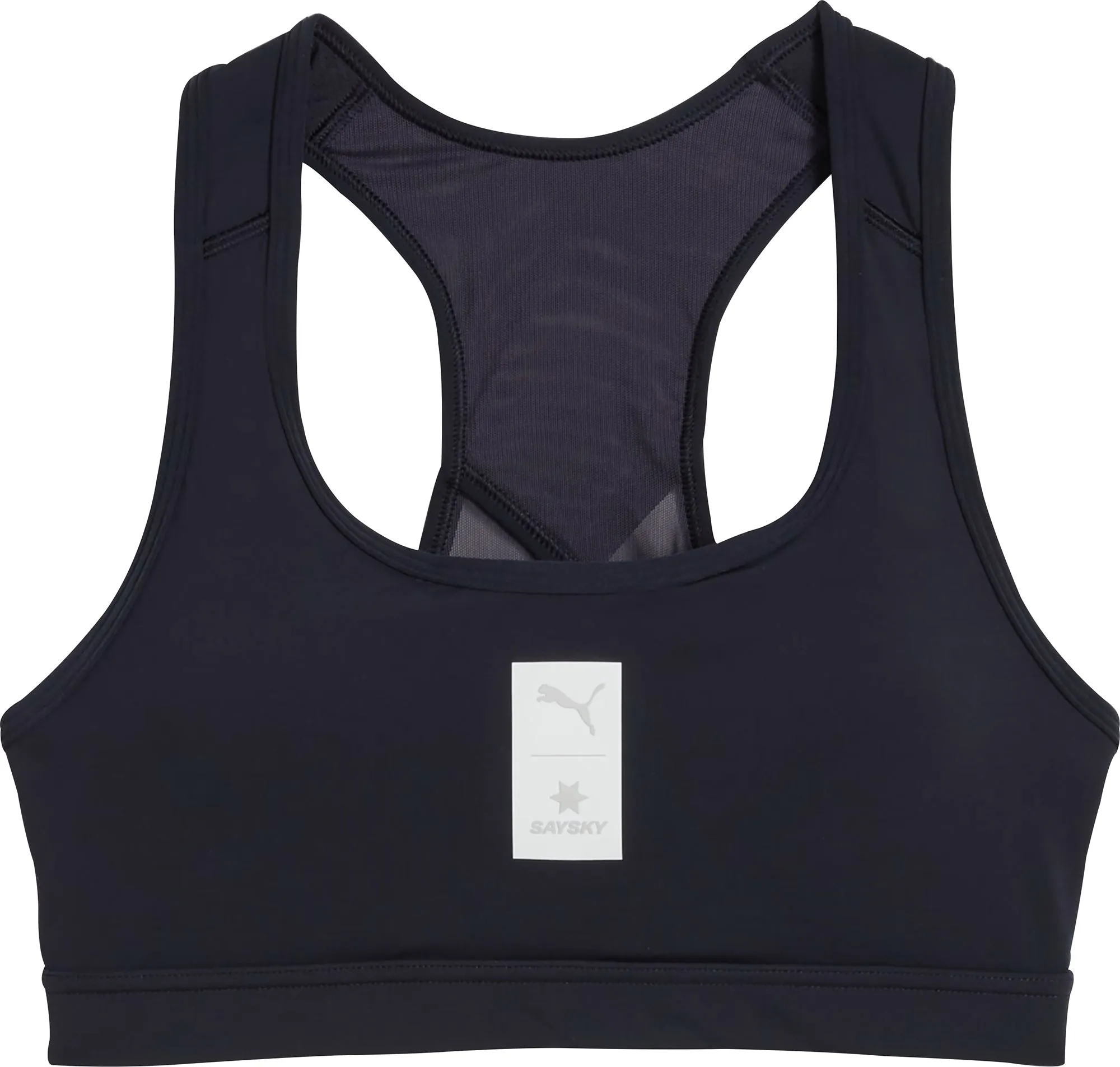 Clothing Puma  Women Puma X SAYSKY Womens Running Sports Bra - Blue