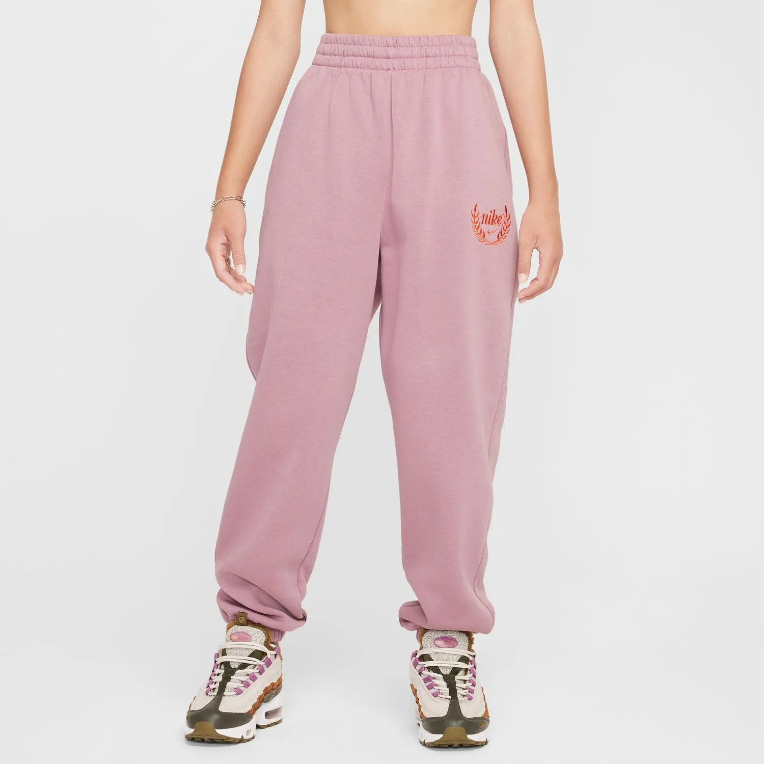 Club Fleece Loose Graphic Pant - Youth Clothing_Nike