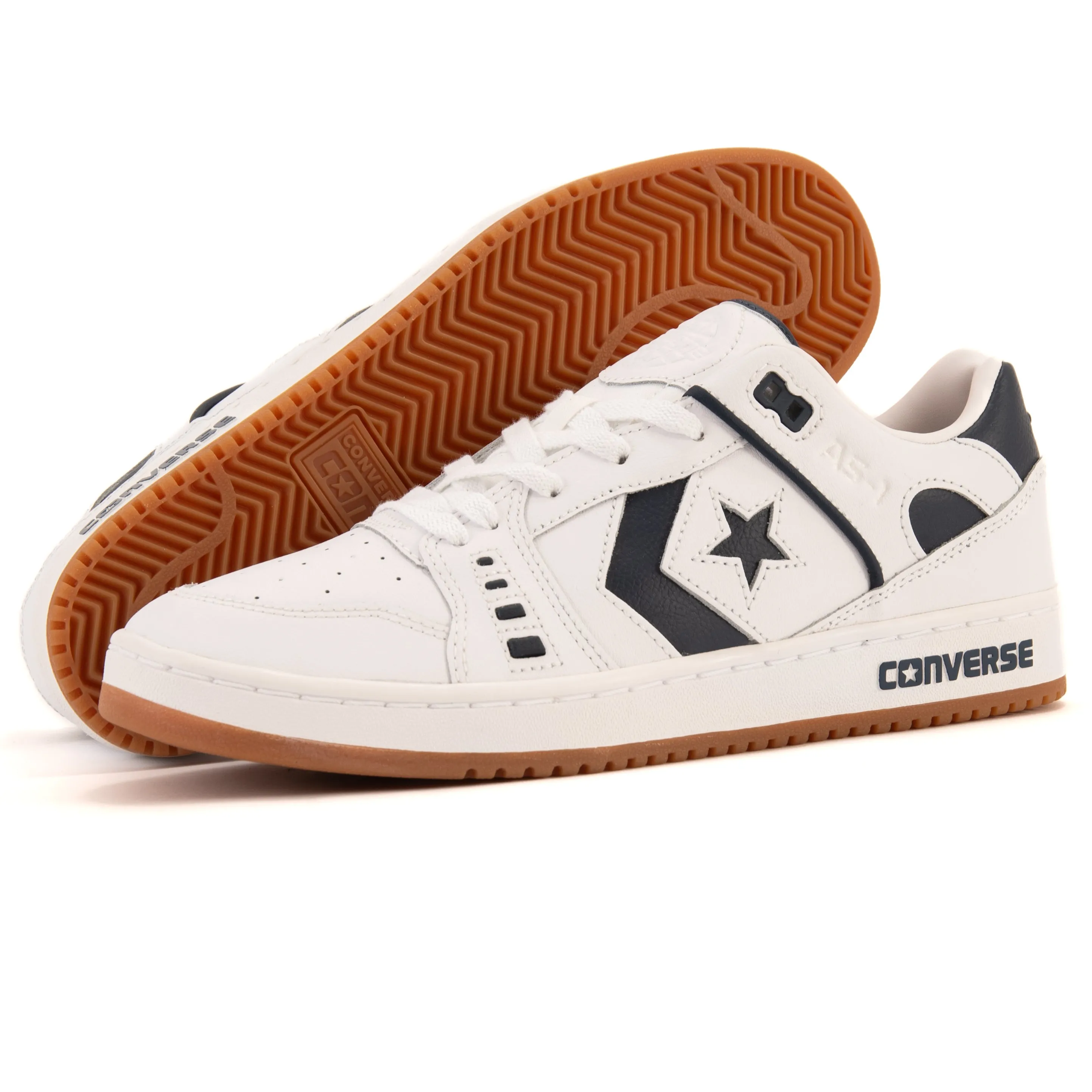CONS - AS-1 Alexis Sablone Pro Ox (White/Navy/Gum) Converse Shoes